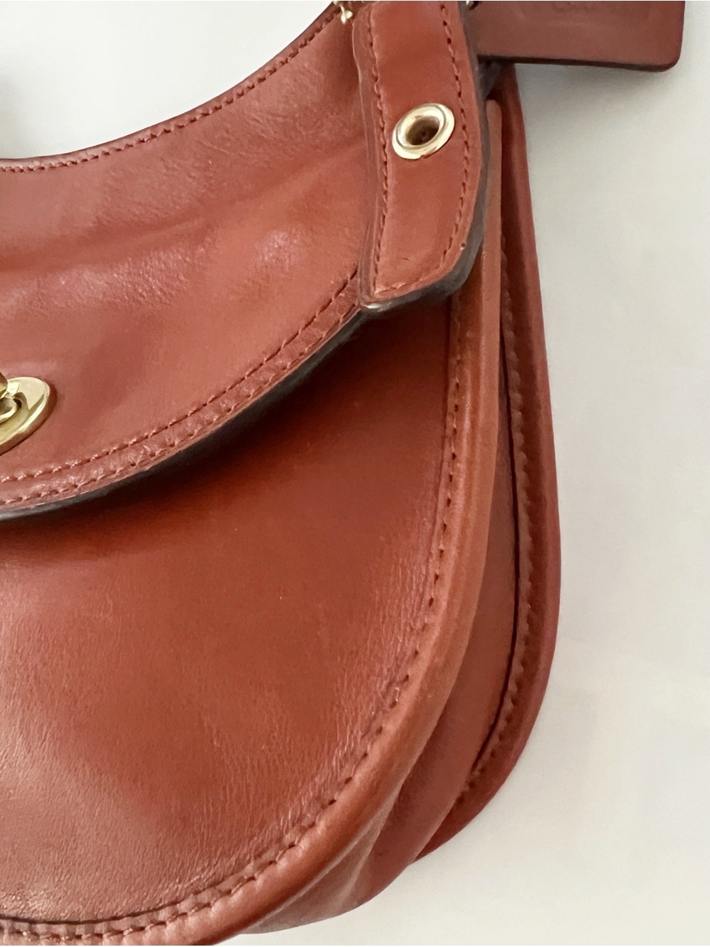 Coach Legacy Mini Saddle Bag in Vintage Brown - Picture 5 of 11